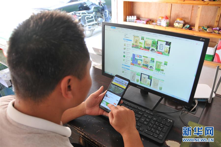 （在习近平新时代中国特色社会主义思想指引下——新时代新作为新篇章·总书记关心的百姓身边事·图文互动）（1）手机成为“新农具”　庄户人变“新店家”——农村电商助力农民丰收